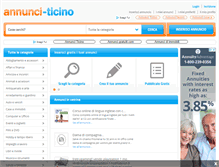 Tablet Screenshot of annunci-ticino.com